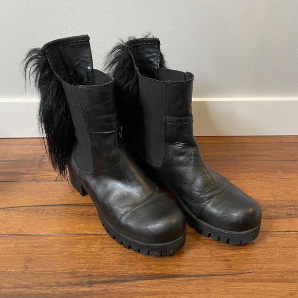 Papucei Handcrafted Ponytail Chelsea Boots -39- - Picture 10 of 17